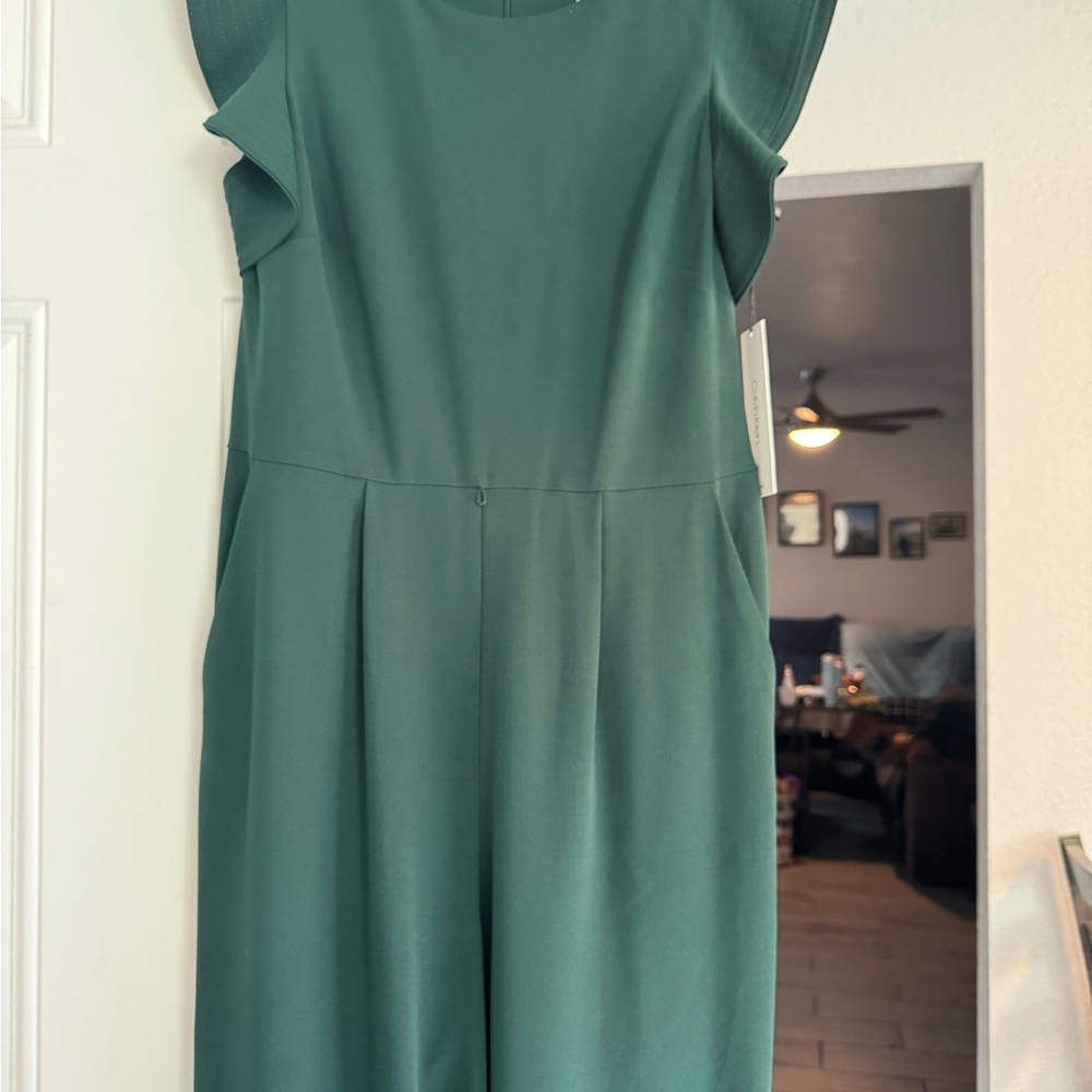 Calvin Klein Emerald Green Jumpsuit